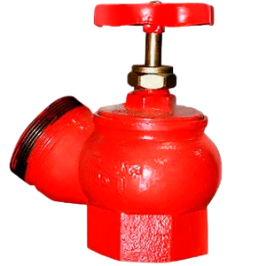 Фото 13 - Клапан пожарный (кран) КПЧ 65-1 чугунный 125° муфта - цапка.